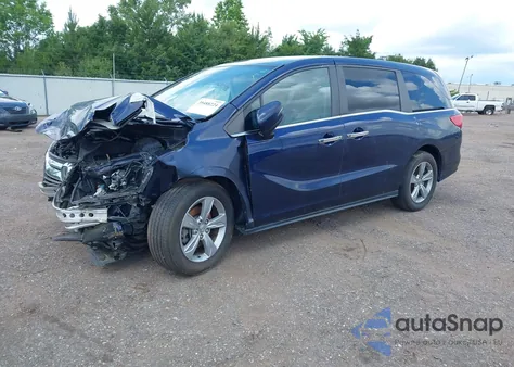 2018 Honda Odyssey Ex z USA, uszkodzony, nr VIN 5FNRL6H58JB033008